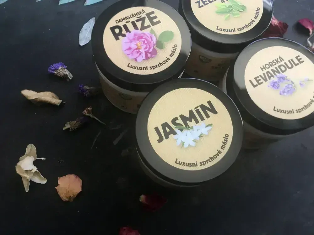 Luxusní sprchové máslo "Jasmín"