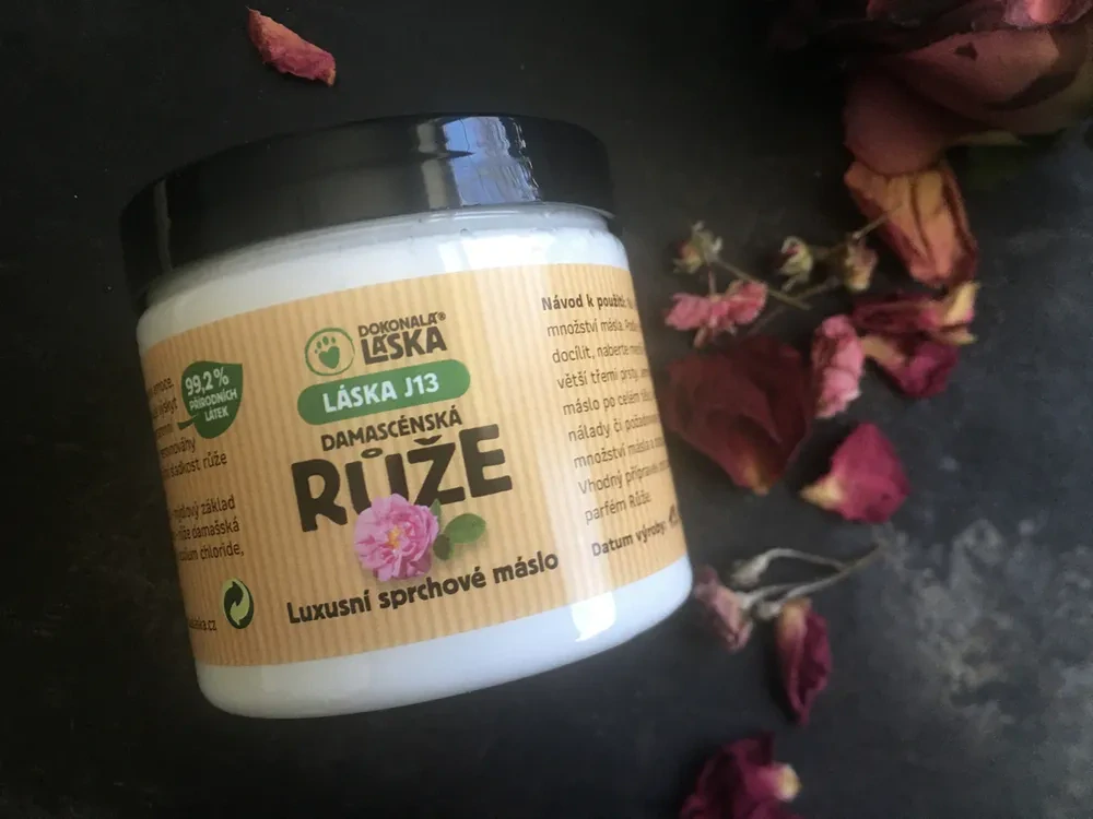 Luxusní sprchové máslo "Růže"
