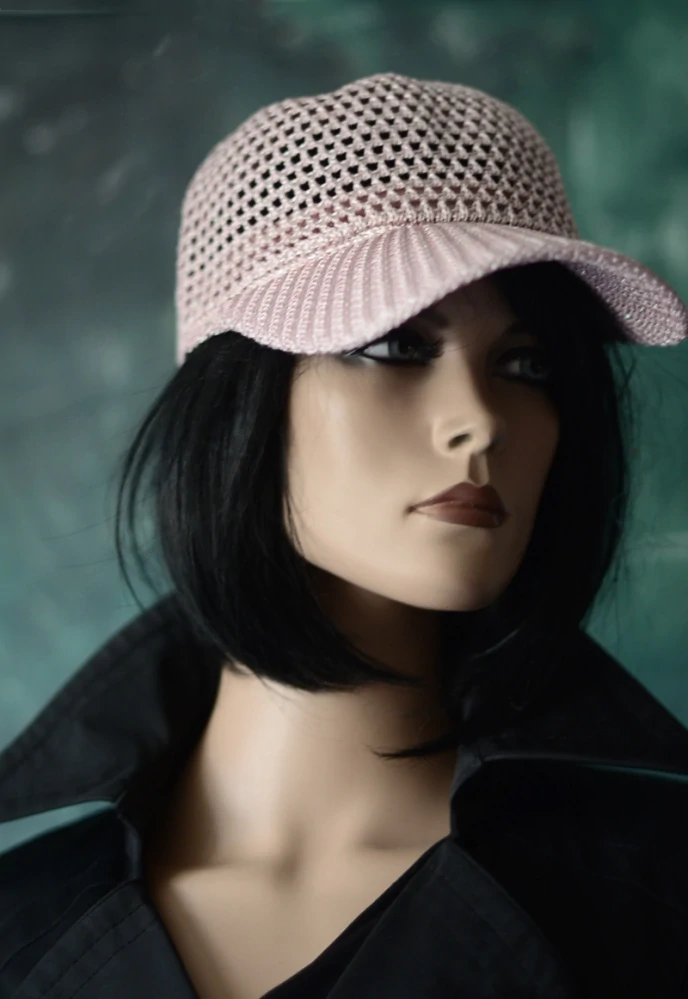 Chic kšiltovka II. | model ve starorůžové