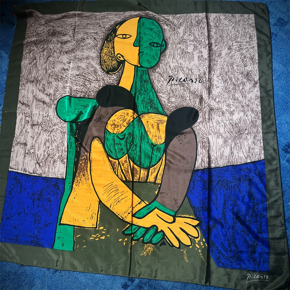 Hedvábný šátek Picasso