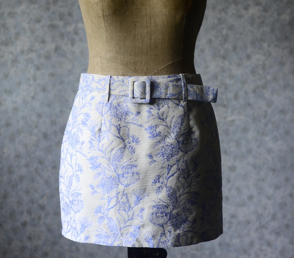 Sukně ve stylu "Toile de Jouy"