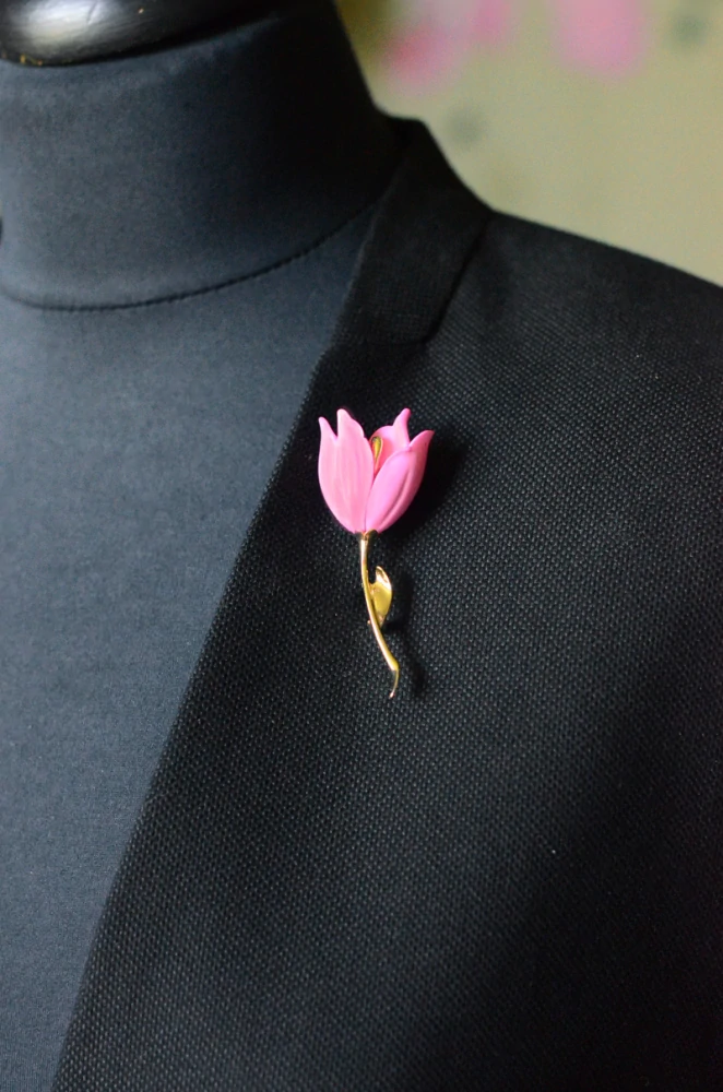 Růžový tulipán
