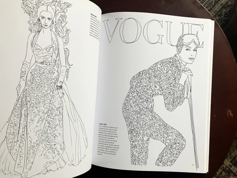 "VOGUE kniha omalovánek" | kniha