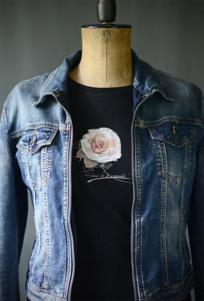 Olejomalba růže "Proud to be romantic"