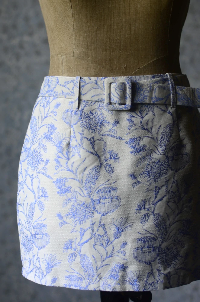Sukně ve stylu "Toile de Jouy"