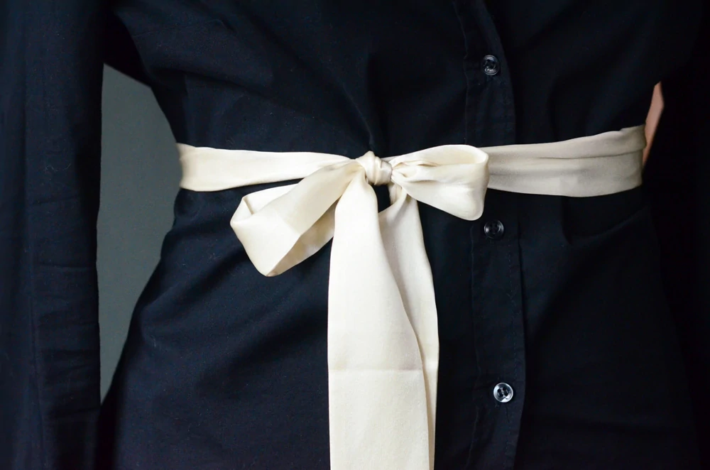 Hedvábná stuha | smetanová