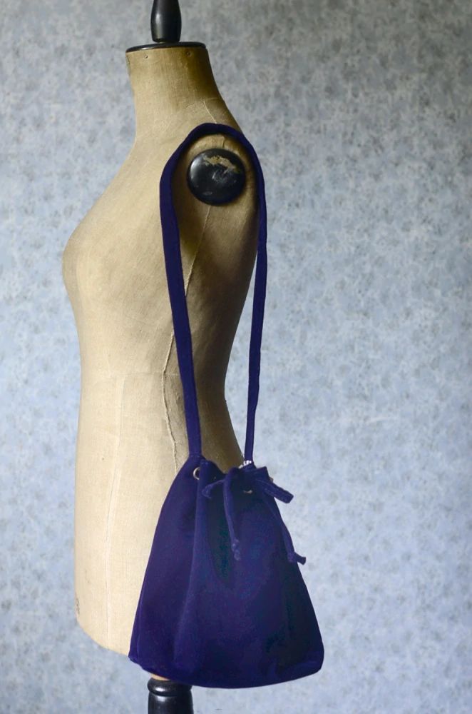 Royal blue velvet