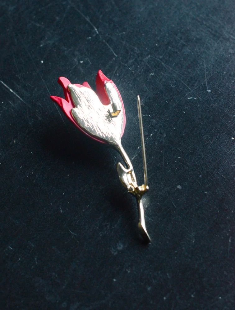 Červený tulipán