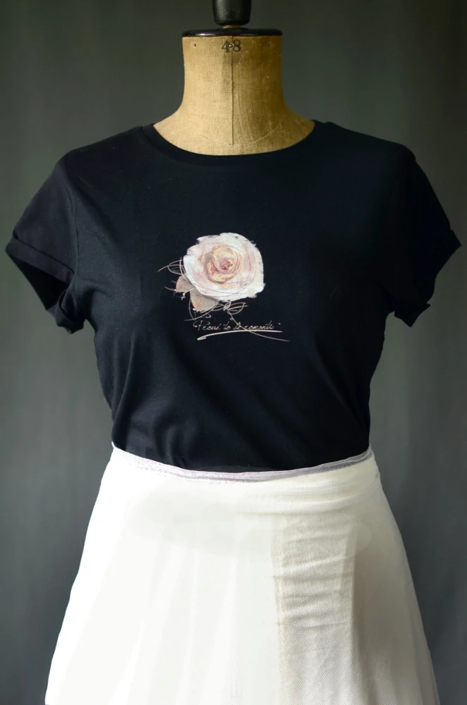 Olejomalba růže "Proud to be romantic"