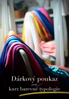 Dárkový poukaz na Sobotní kurz barevné typologie