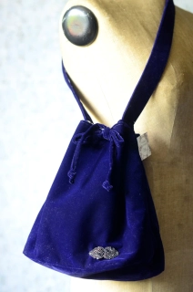 Royal blue velvet