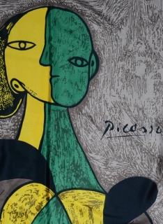 Hedvábný šátek Picasso